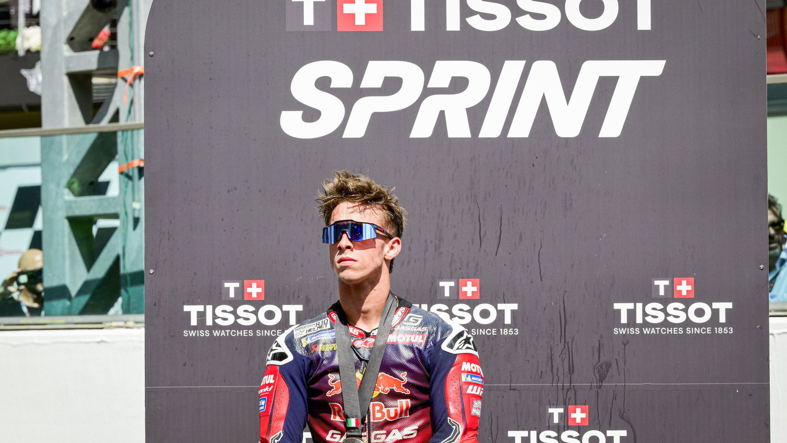 Acosta sprint podium, Mugello, Italian GP, 2024 